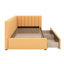 Lit de jour simple tapissier avec 2 tiroirs de rangement-2109996042