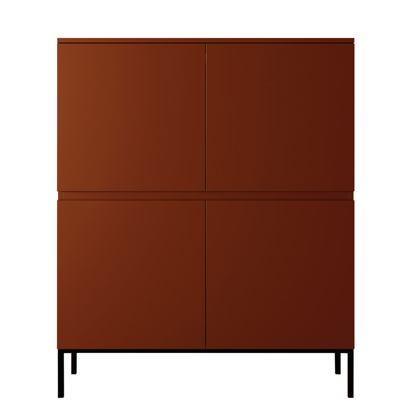 Madhwi 100cm Sideboard, Brick Red