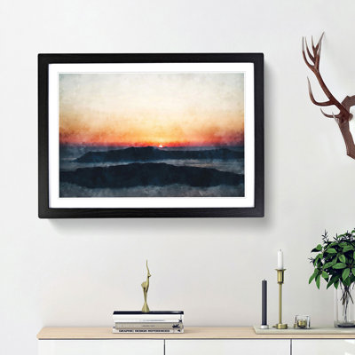 Sunrise In Greece - Single Picture Frame Painting on MDF