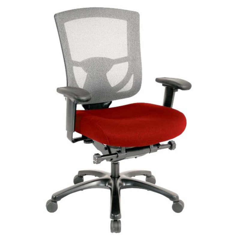 Chaise de bureau réglable, Rouge