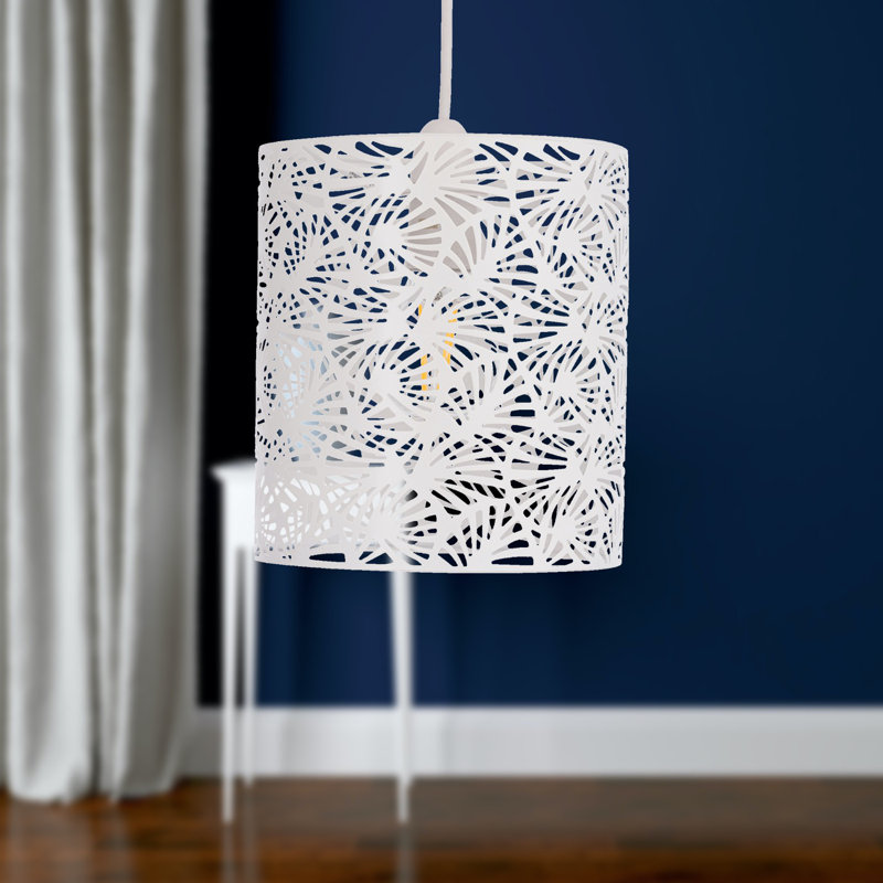 20 cm H Pendant Shade ( Uno ) in White
