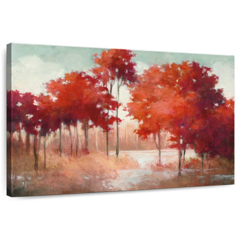 Harnek Serene Autumn Lake, 32" H x 48" W