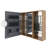 41.4'' Bathroom Mirror Cabinet With Storage Combination