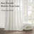 Cotton Linen Blended Light Filtering Curtain,Back Tab Hooks  Drapes (Set of 2,With Hooks)-49156135-49156131