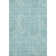 Premium Machine Washable Prisco Teal Rug