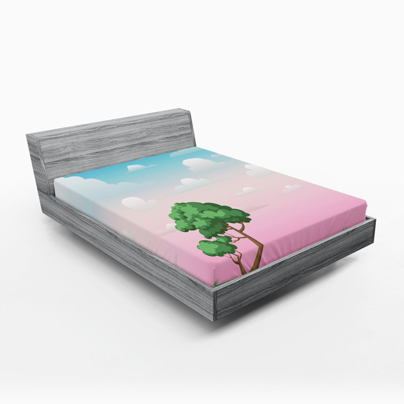 Multicolore Ambesonne, California King Fitted Sheet