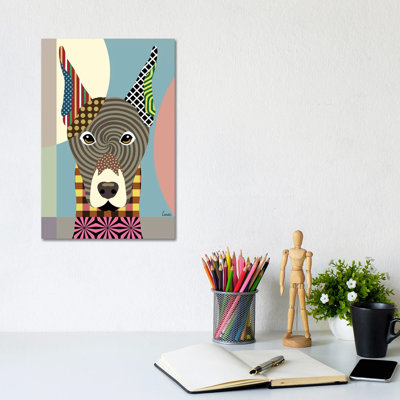 «Doberman Pinscher» par Lanre Studio, impression sur toile tendue