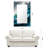 Glass Frame Rectangle Wall Mirror-629849005