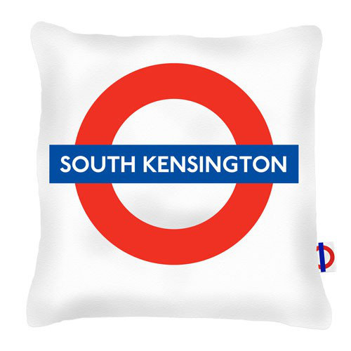 South Kensington Tube Station London Transport Cushion