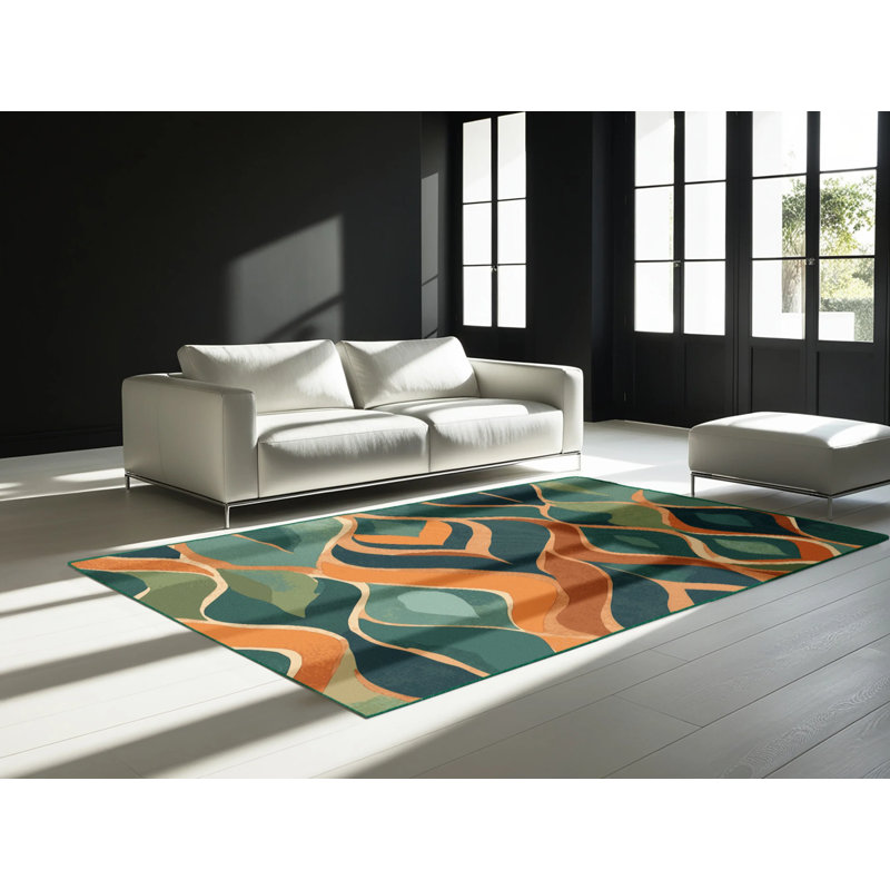 Tapis mosaïque Forest Prime, Carré 8 pi
