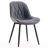 Chardee Tufted Upholstered Dining Chairs Faux Leather Waterproof Side Chair With Metal Frame-304930571