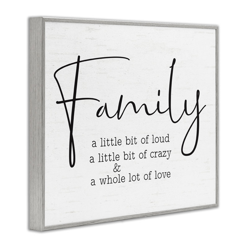 «Loud Crazy Love», estampe numérique par lettres et doublure, Estampe numérique Farmhouse, H 16 po x l 20 po