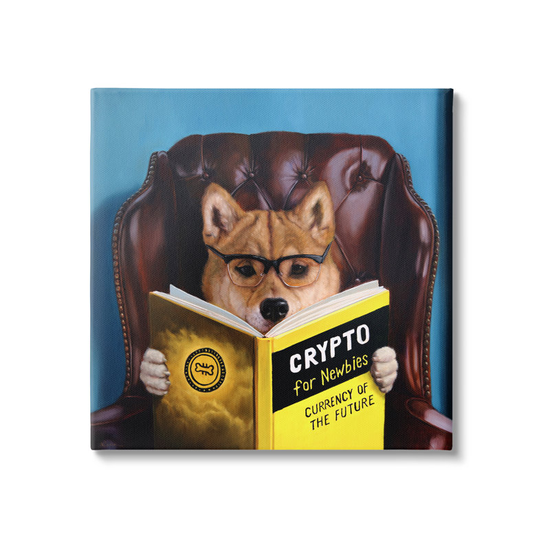 Fauteuil Crypto for Newbie, H 24 po x l 24 po x P 1,5 po