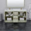 Meuble-lavabo double autoportant 66 po avec plateau en quartz Strada-92723689-92723690-98247764