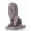 Statue de lion assis