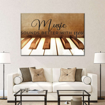 «Music With You», citation sur toile