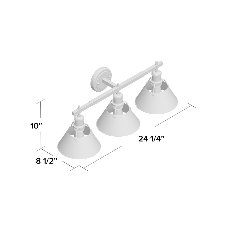 Felda 3-light fixture, Rubbed Bronze, Pewter