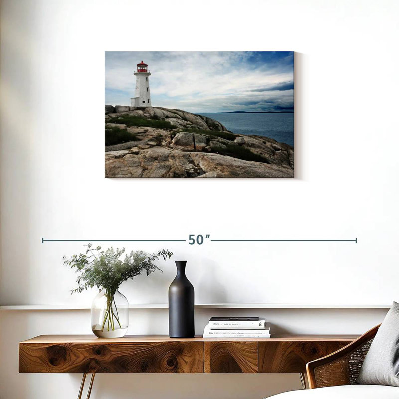 Phare Lilie à Peggy's Cove, H 20 po x l 30 po