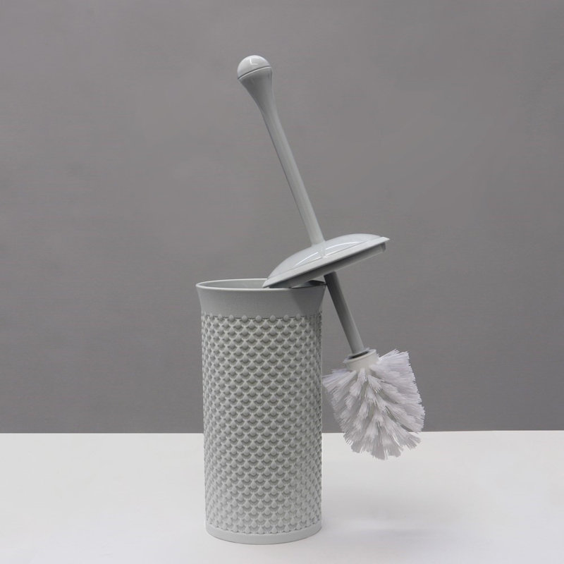 Free-Standing Toilet Brush and Holder