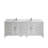 Huntwood 84" Double Bathroom Vanity Set-133603498
