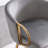 2 Stools, Footrest, Velvet + Golden Leg, Modern Seating Touch 2, Leg With Cozy-334659396-334659419