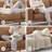 85 " Faux Leather Sofa