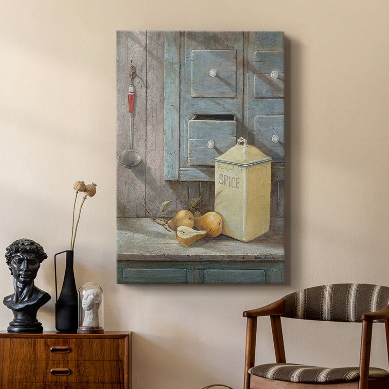 Poires aux épices - galerie Cavas sur mesure, H 18 po x l 12 po
