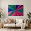 Hard Edge 78 Green Metal Wall Art-1970909391
