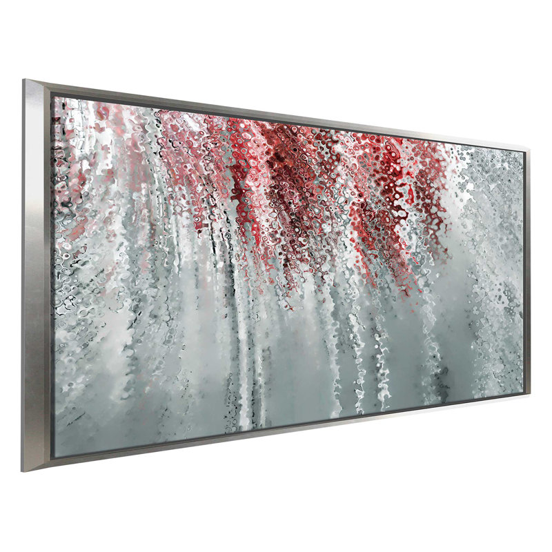 " Answer " by Mark Lawrence, 27.5" H x 43.5" W x 2" D, Silver Floater Frame