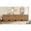 Buffet 1 pièce moderne avec rangement à 3 tiroirs, buffet en bois de salon
