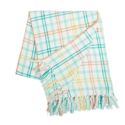 Sakho Bunny Trail Plaid Throw