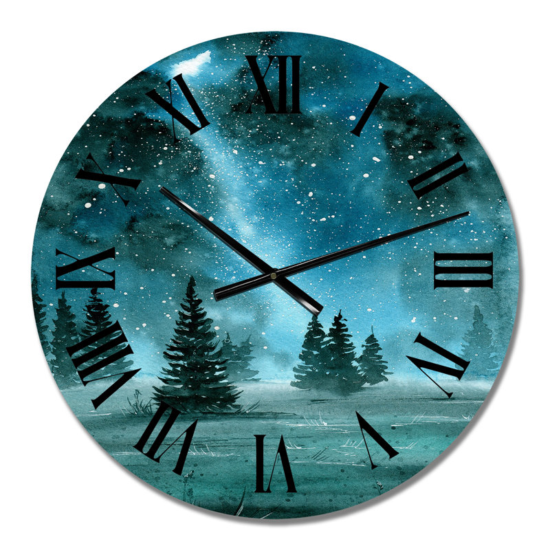 Horloge murale traditionnelle grise, Moyen