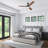 Elamin 48'' Ceiling Fan with LED Lights