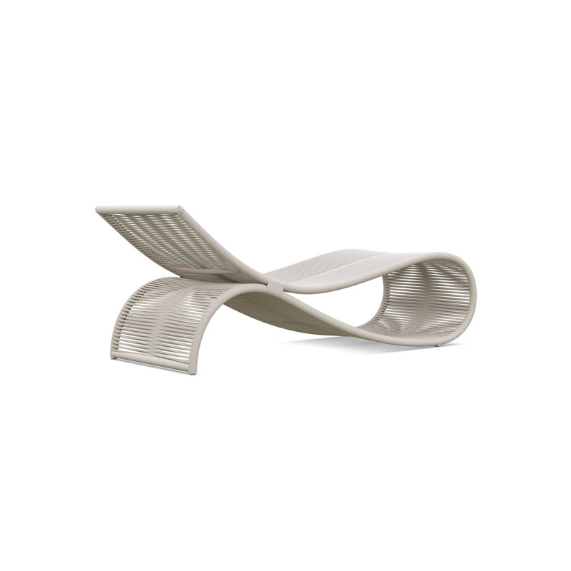 Wave Lounge Chair Morel, Matte Ivory