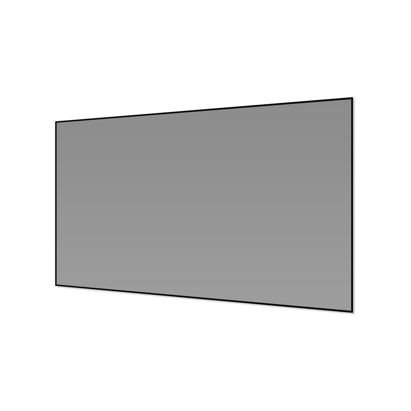 Écran de projection mural à cadre fixe Aeon CineGrey 3D Series, cadre en aluminium noir, H 66,3 po x l 117,9 po