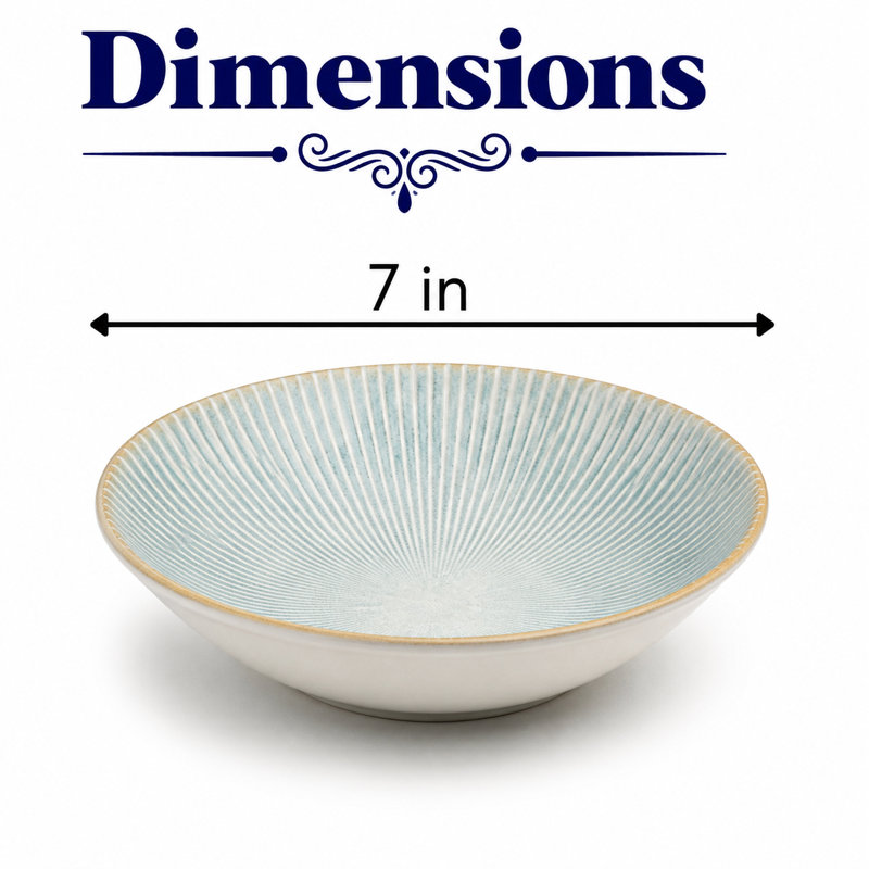 Assiette creuse ronde en porcelaine Paros-Aqua
