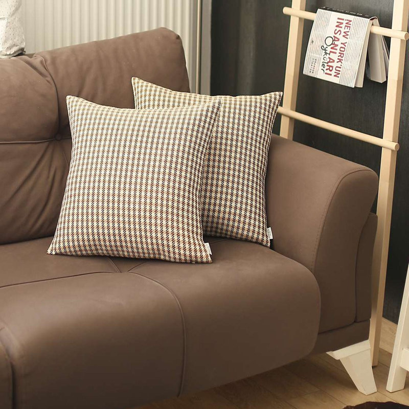  Housse de coussin en polypropylène, Brun clair