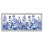 «Blue Sprouting Botanical Herbs» encadré sur bois par Maria sur une peinture