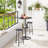 2 - Person Pedestal Dining Set-1604789736