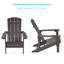 Chaise Adirondack pour l'extérieur Armenio-1949147540