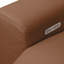 Fauteuil inclinable standard en cuir fleur gris 49 po Grischy-61069276