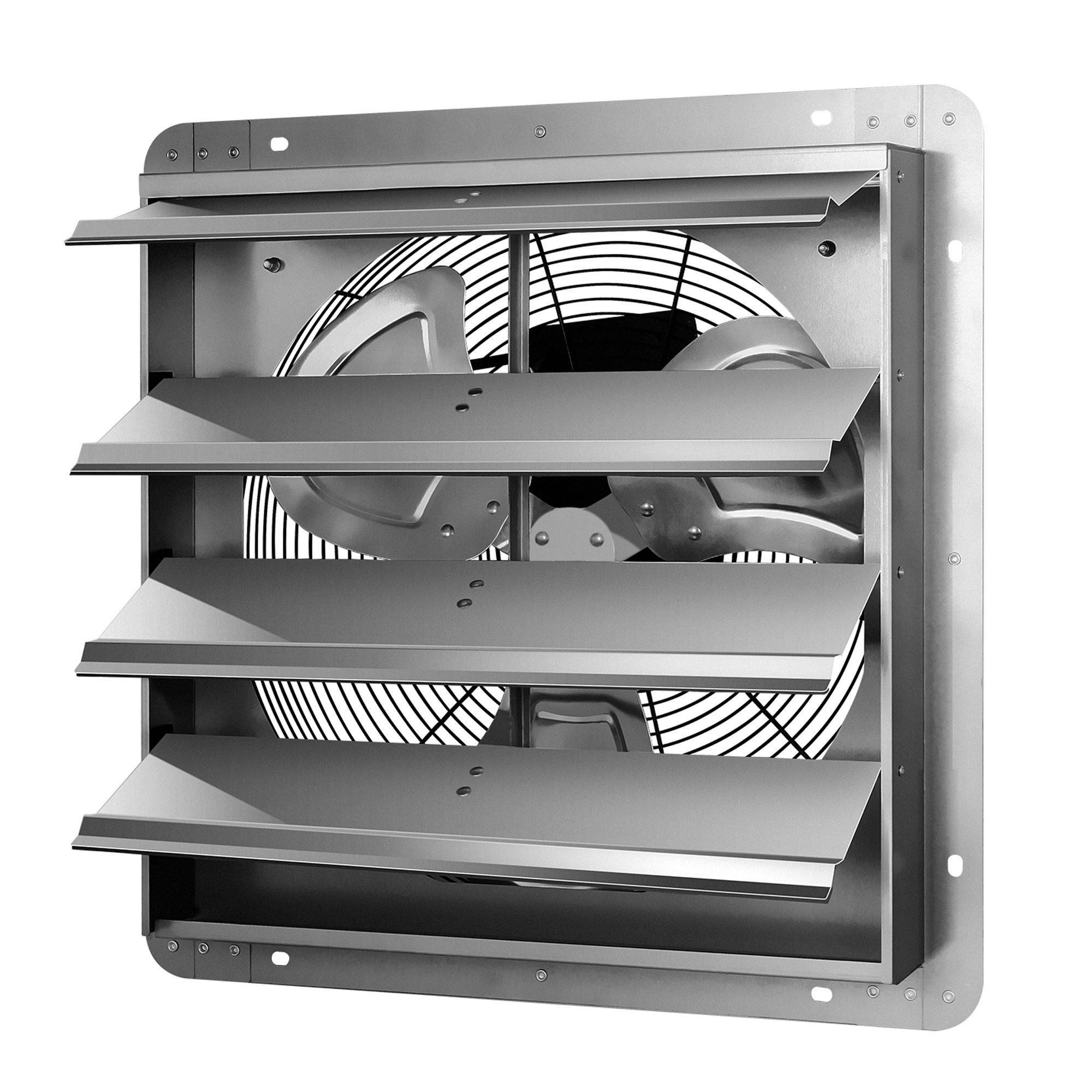 dubbin Aluminum Shutter Bathroom Fan Window Fit Ventilation Exhaust Extractor Fan for Greenhouse