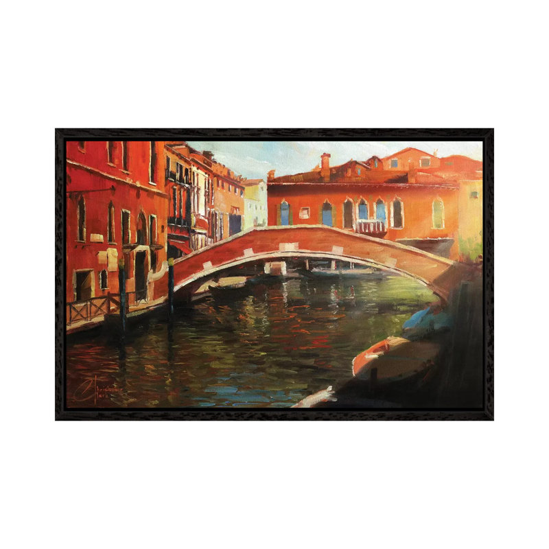 Venice In The Afternoon by Christopher Clark - Floater Frame Gallery-Wrapped Canvas Giclée on Canvas, 101.6 cm H x 66.04 cm W