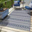 Tapis intérieur / extérieur bleu marine Hirschman	-88451189