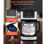 Cafetière - minuterie 24 heures et écran tactile ACL, maintien au chaud de 4 heures, autonettoyant et 2 modes d'infusion (gras / glacé), utilisation quotidienne de la cuisine à domicile
