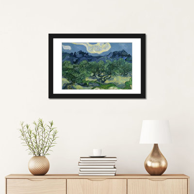 " Olive Trees With The Alpilles In The Background "