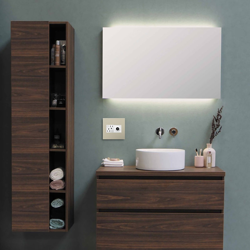 Interrupteur à onde sans contact 15gr Legrand adorne en blanc brillant, ASWV1532W2, Blanc