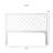 Mar Collection Headboard-89927600-89927613
