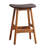 Upholstered Counter Stool with Solid Wood Frame-12512886