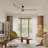 72" Ceiling Fan With Reversible Blades & Remote Control